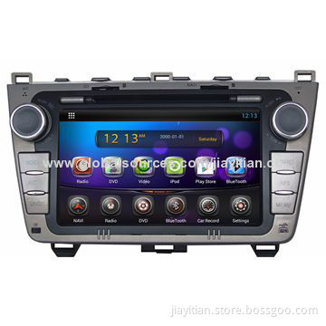 8-inch Android Car Multimedia Players for New Mazda 6, Supports BT/GPS/iPod/WIFI/3G/DVR/OBD